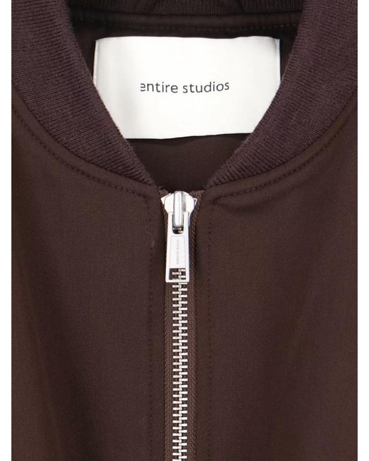 Entire studios Brown Wool Single Breasted Coat for men