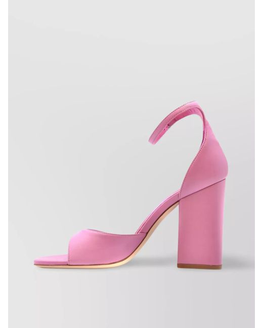 Sandales à Talons Paris Texas - Deux Brides - Talon 95mm - Cuir Vert - Taille 39