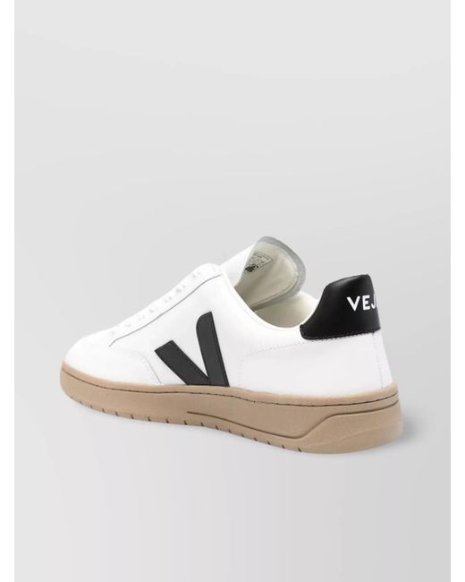 Veja Metallic Leather Low-Top Sneakers