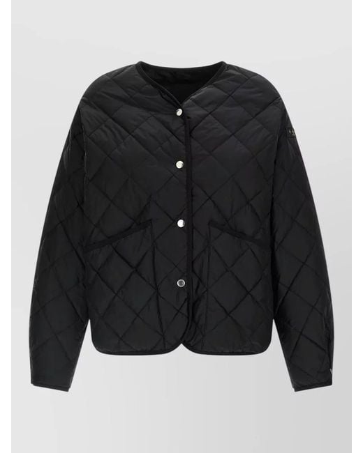 Tatras Black Larissa Down Jacket Long Sleeves Pockets