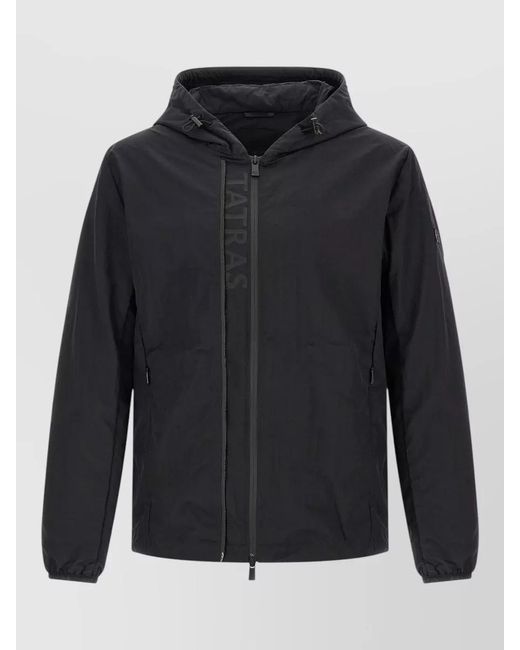 Tatras Blue Nylon Hooded Jacket for men