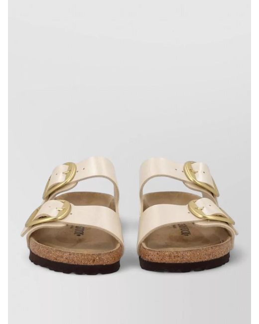 Birkenstock Natural Arizona Big Buckle Sandals
