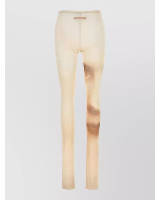 Jean Paul Gaultier White Printed Bodysuit