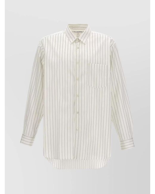 Comme des Garçons White Cotton Shirt for men