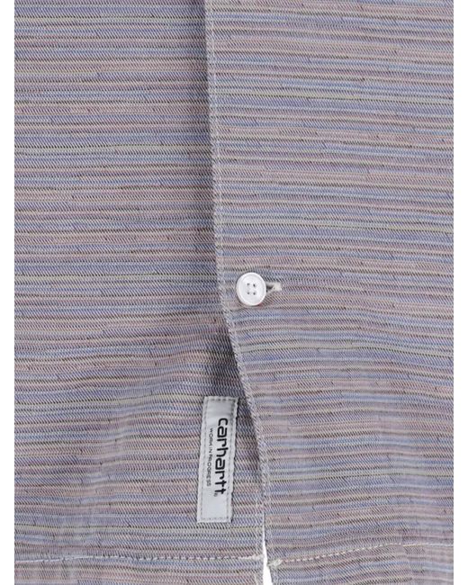 Carhartt Gray Cotton Shirt for men