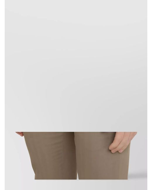 Dondup Gray Cotton Chino Trousers for men