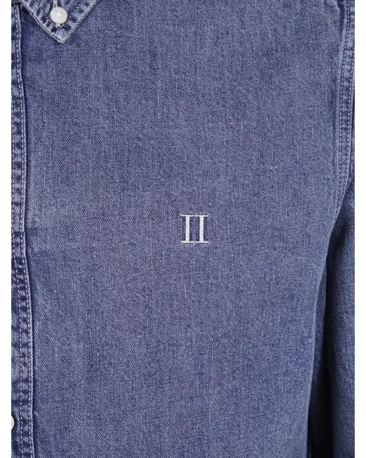 Les Deux Blue Denim Shirt for men