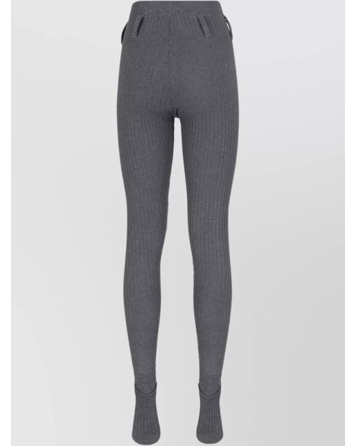 Prada Gray Straight Leggings