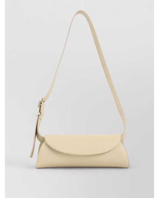Jil Sander Natural Leather Shoulder Bag for men