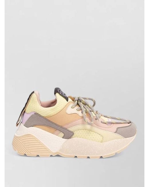 Stella McCartney Natural Vegan Leather Chunky Sneakers