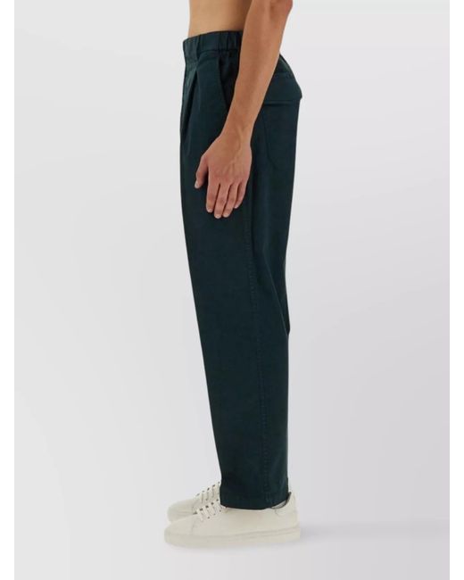 Helmut Lang Blue Cotton Cargo Trousers for men