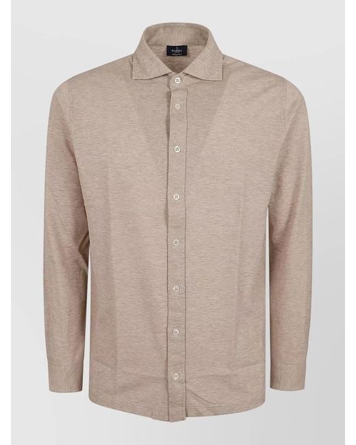 Barba Napoli Natural Oversized Shirt for men