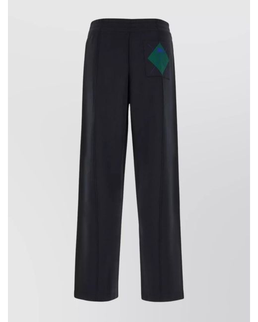 Burberry Blue Stretch Joggers for men