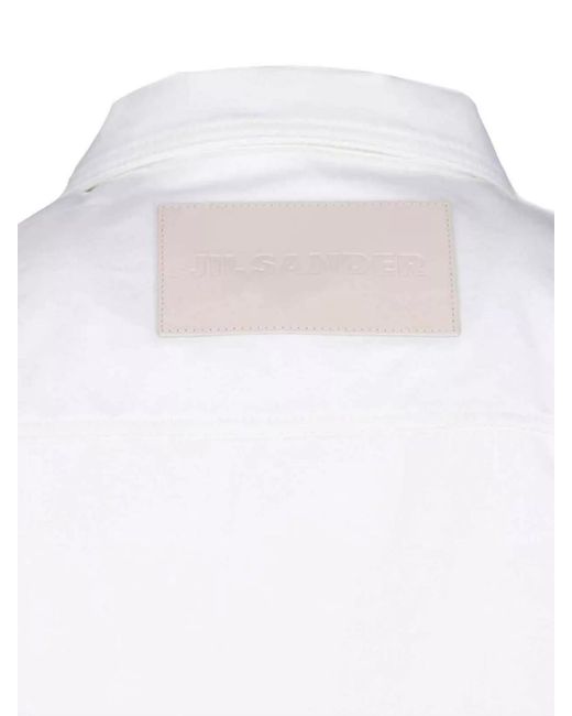 Jil Sander White Cotton Shirt for men