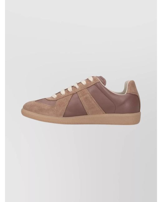 Maison Margiela Multicolor Leather Low-Top Sneakers