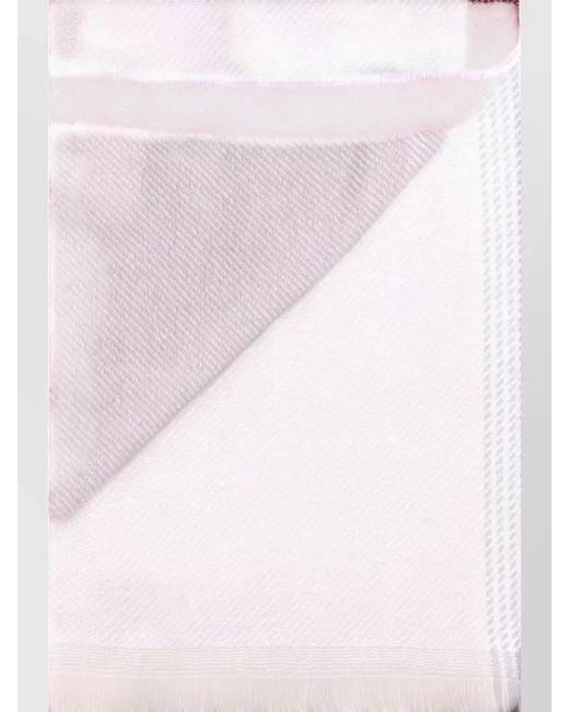 Brunello Cucinelli Pink Cashmere Scarf for men