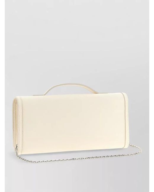 Roger Vivier Natural Leather Clutch Bag