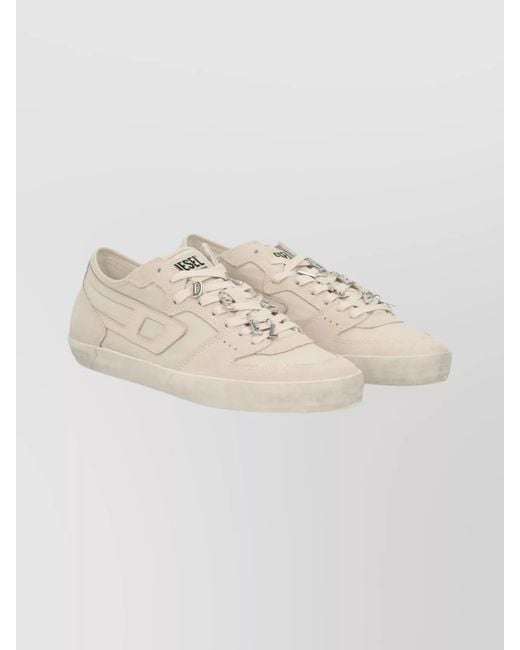 DIESEL Natural Polyester Low-Top Sneakers