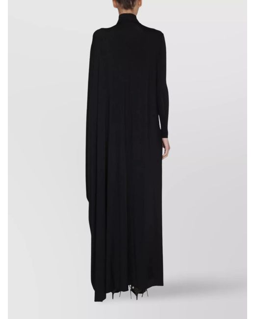 Balenciaga Black Stretch Jersey Mini Dress
