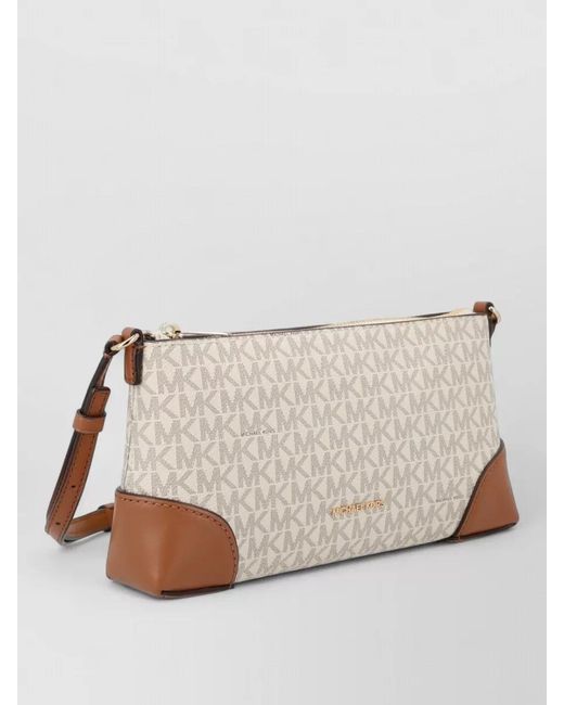 Michael Kors Natural Bradshaw Crossbody Bag