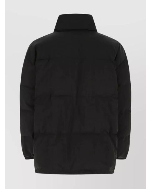 Moschino Black Nylon Padded Jacket for men