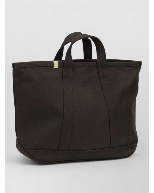 Visvim Black Canvas Rime Tote M Top Handle Bag for men