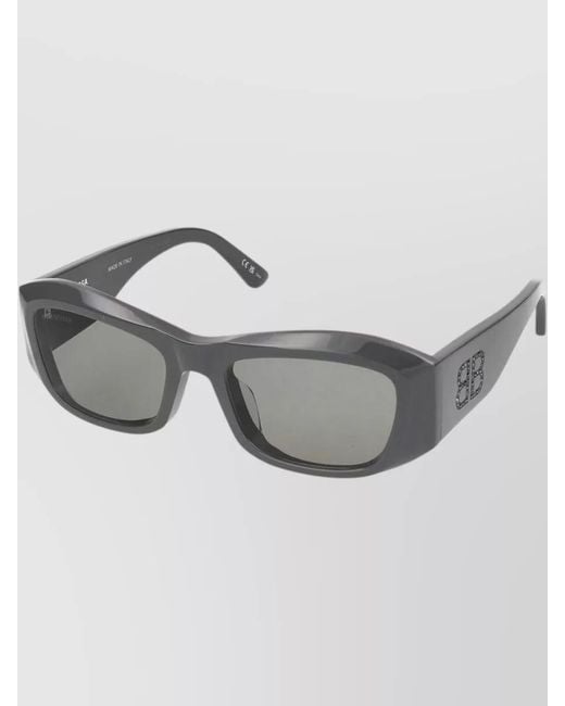 Balenciaga Gray Sunglasses Model Bb0397Sa 004 Oversized Frame