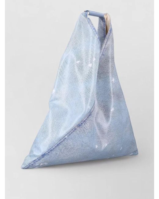 MM6 by Maison Margiela Blue Japan Inspiration Tote Bag Dual Handles
