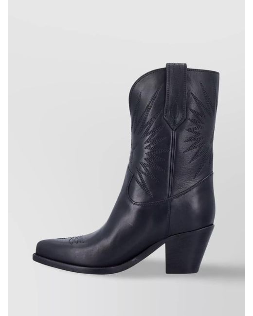 Golden Goose Deluxe Brand Blue 70 Wish Star Boots