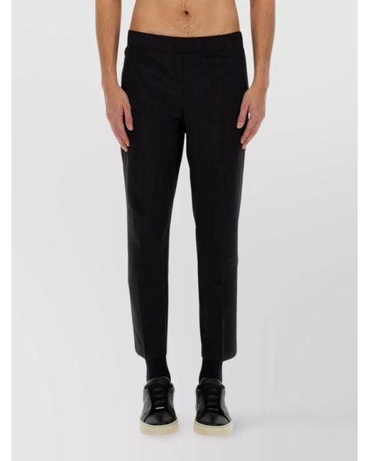 Boss Black Cropped Trousers for men