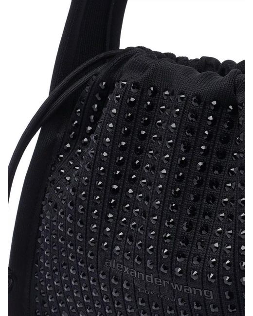 Alexander Wang Black Small Ryan Bag Studded Detailing