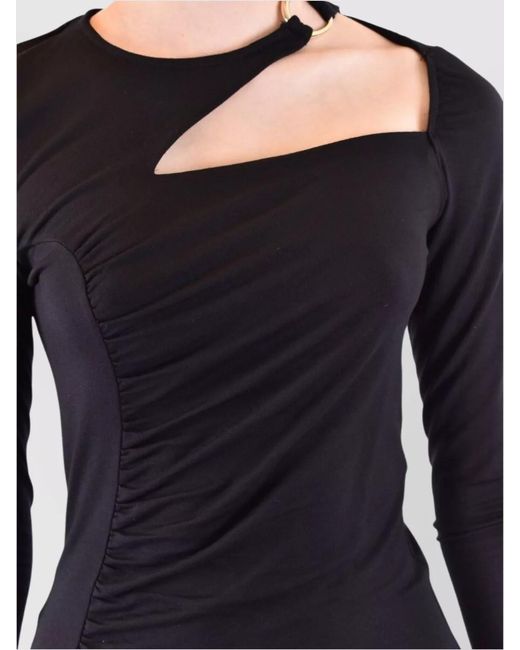 Dondup Black Midi Dress