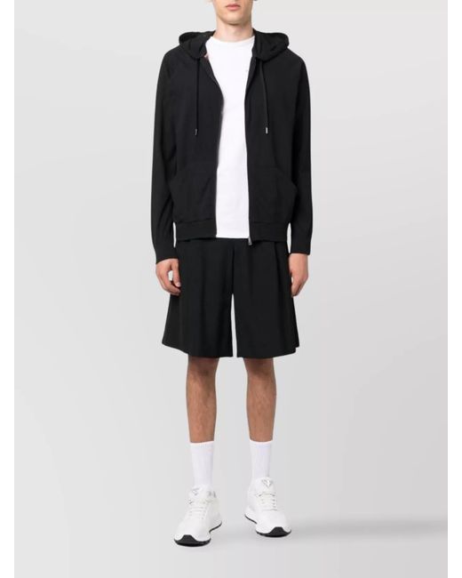 Paul Smith Black Zip Up Hoodie for men