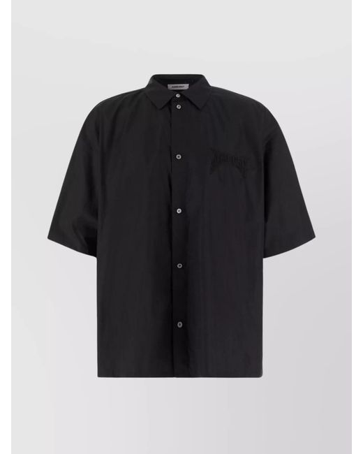 Ambush Black Poplin Oversize Shirt for men