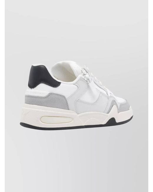 Giuseppe Zanotti White Contemporary Low Top Sneakers With Zip Detail for men