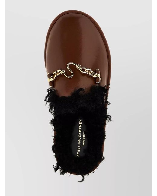 Stella McCartney Brown Backless Ryder Slippers