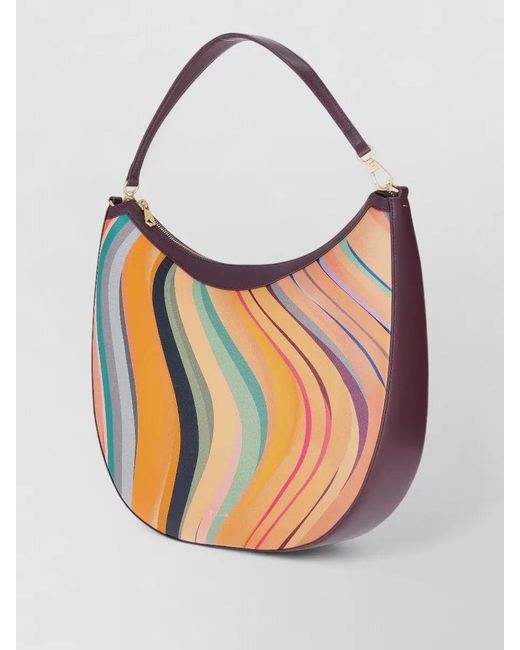 Paul Smith White Leather Shoulder Bag