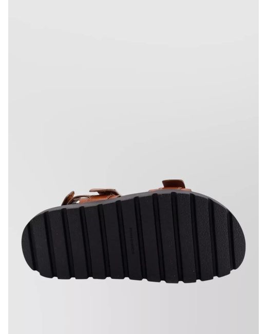 Tory Burch Brown Leather Sandals