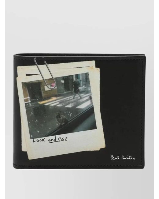 Paul Smith Black Leather Wallet for men