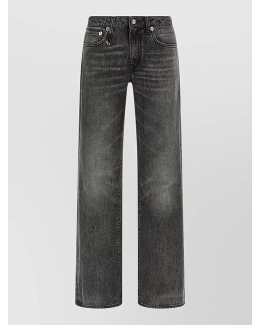 R13 Gray 'Effie' Jeans
