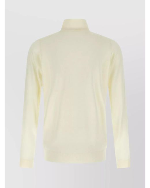 John Smedley Natural Merino Wool Sweater for men