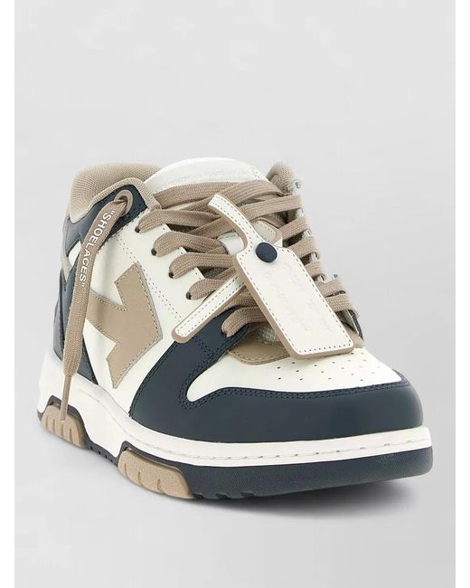 Off-White c/o Virgil Abloh Multicolor Leather High-Top Sneakers for men