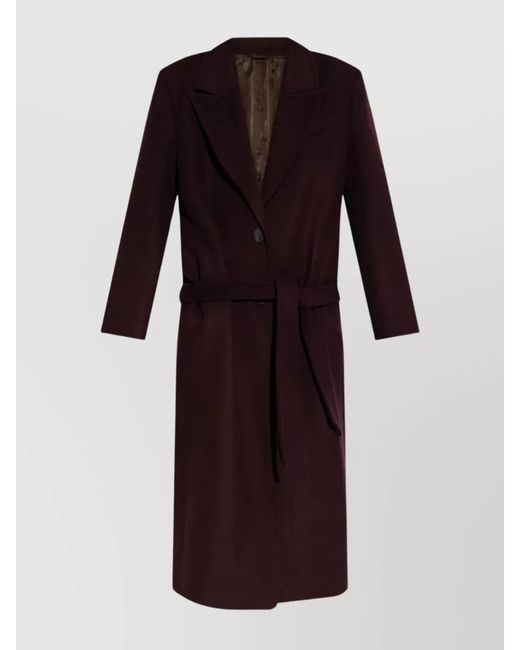 The Attico Multicolor Wool Single Breasted Coat