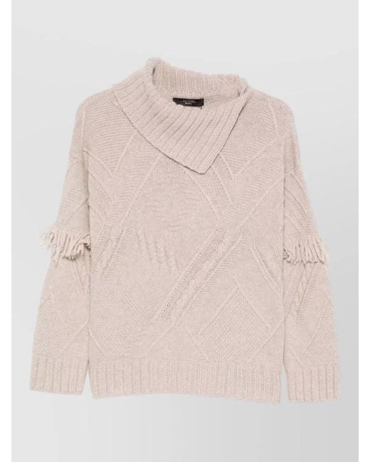 Weekend by Maxmara Pink Sleeveless Wool Sweatshirt