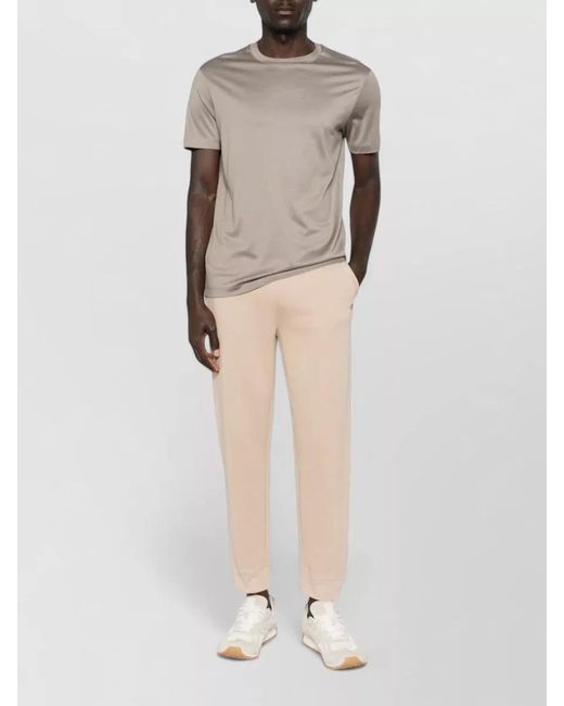 Emporio Armani Natural Crew Neck Short Sleeve T-Shirt for men