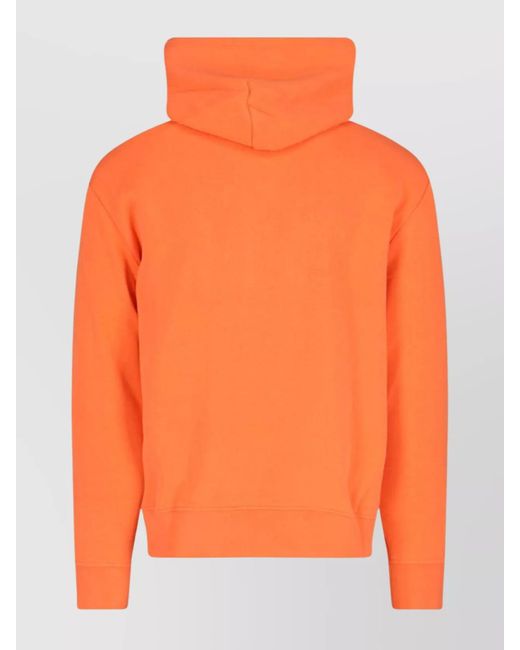 Polo Ralph Lauren Orange Logo Hooded Sweatshirt for men