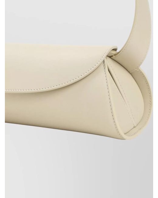 Jil Sander Natural Leather Shoulder Bag for men