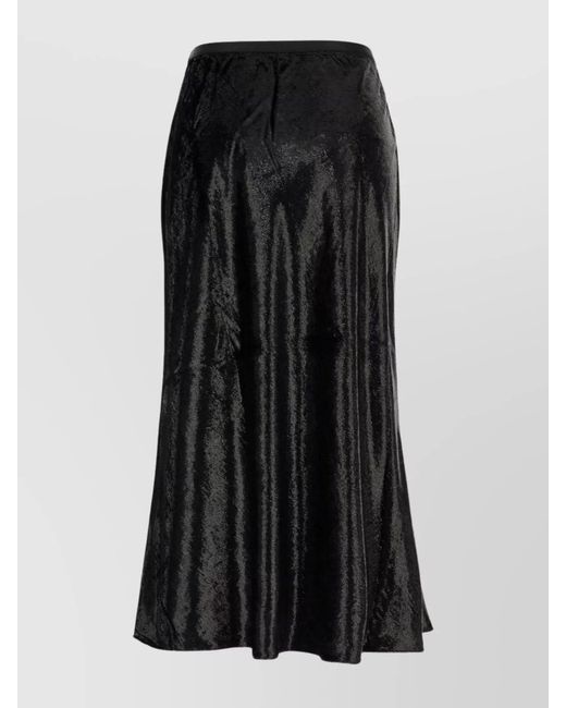 Polo Ralph Lauren Black Midi Straight Skirt