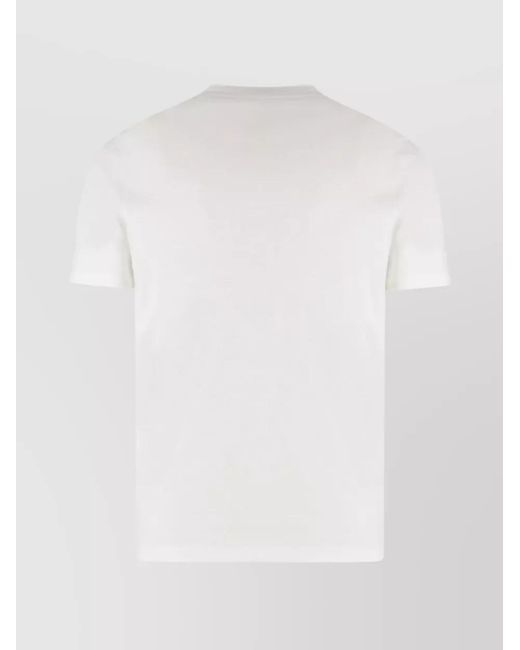 Paul & Shark White Cotton Regular-Fit Short-Sleeve T-Shirt for men