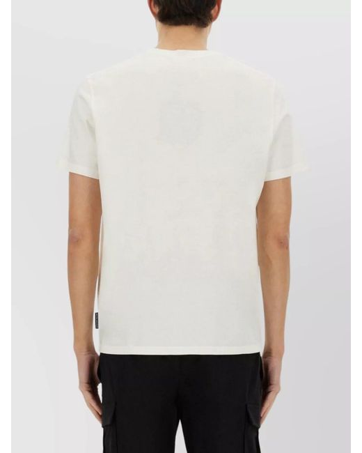 Moose Knuckles White Cotton Duluth T-Shirt for men